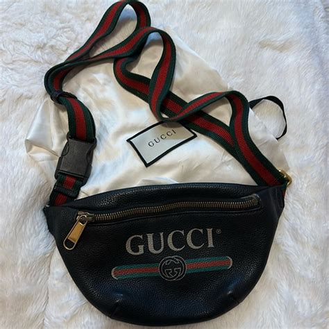 gucci vintage belt bag loro|authentic vintage Gucci bag.